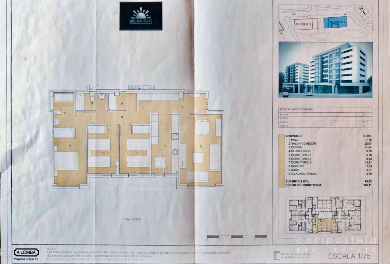 PLANO, vivienda totalmente exterior